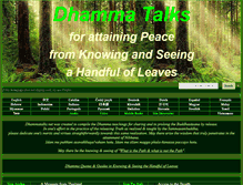Tablet Screenshot of dhammatalks.net